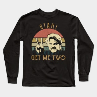 Vintage retro get me two movie art Long Sleeve T-Shirt